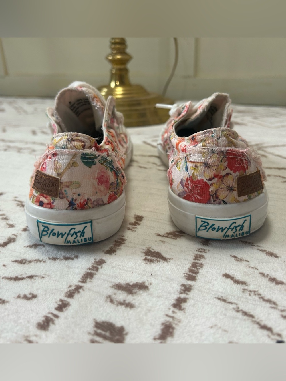 Blowfish Malibu Floral Canvas Sneakers Womens Size 8 Casual Shoes Cottagecore - Picture 8 of 12